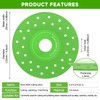 Lothee 5 Pcs Rock Slab Grinding Disc, 4.5 Inch Glass