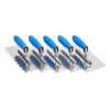 Mivos Toothed Smoothing Trowel 8 x 8 mm - Stainless