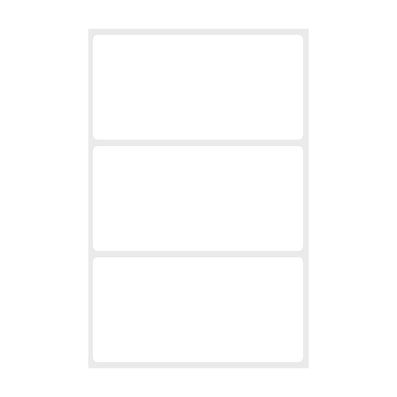 Hycodest 30 Pcs Multi Purpose Plain Stickers to Write On,