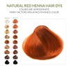 Tinte para el cabello de henna roja natural, 100 gramos