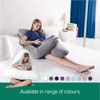 Australian Made Pregnancy/Maternity/Nursing Pillow Body Feeding Support Pillowcase (Grey Pillowcase