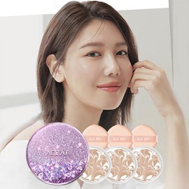 Age to Wenness Original Shining Drop Pact (Case + 3 Refills), 04. Pink Latte No. 13 / 에이지투웨니스 오리지널 샤이닝 드롭 팩트 (케이스+리필3개), 04.핑크라떼 13호