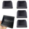 Caster Stoppers 4pcs Silent Anti-Vibration Protective Flooring Anti-Slip Rubber Wheel