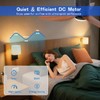 Xcity 40 Inch Ceiling Fan with LED Light, Remote and