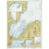 Historic Pictoric Vintage Map - Saginaw Bay, 1981 Nautical NOAA Chart - Michigan (MI) - Vintage Wall Art - 24in x 32in