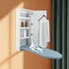 3 Tier Shelf Wall-Mounted Ironing Board Foldable Clothes Ironing Table