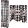 The Country House Collection 32195 Berry Vine Check Shower Curtain,72-inch