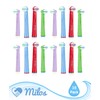 Milos Electric Toothbrush Replacement Heads for Kids, Oral B Compatible