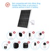Zivif 13W 5V Solar Panel for Security Cameras, Solar Charger