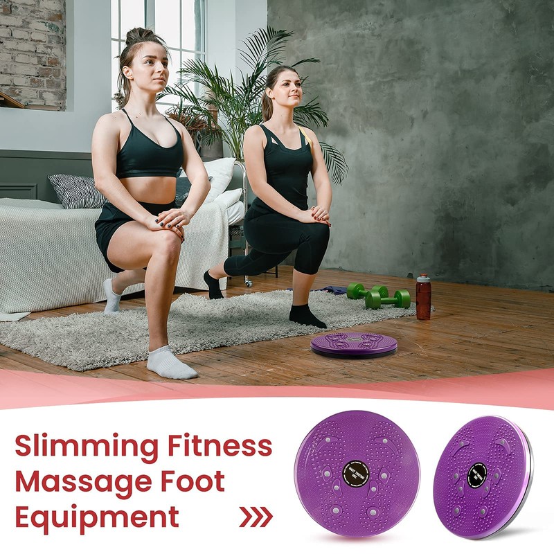 Twisting Waist Disc,Balance Board with Non-Slip Self Fitness Trainer, Aerobic