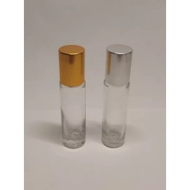Meliars Roll On 10 Ml Transparente Cristal  Dorado / Plata- 100pz