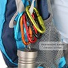 Boundless Voyage 8pcs Improved Outdoor Carabiner Aluminum Alloy D-Ring Locking