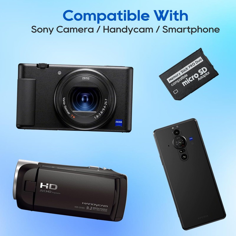 UCEC PSP Memory Stick Adapter, Micro SD/SDHC/SDXC to Memory Stick