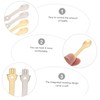 Mikinona Skin Care Spoons 4pcs Rose Shape Makeup Spoons for