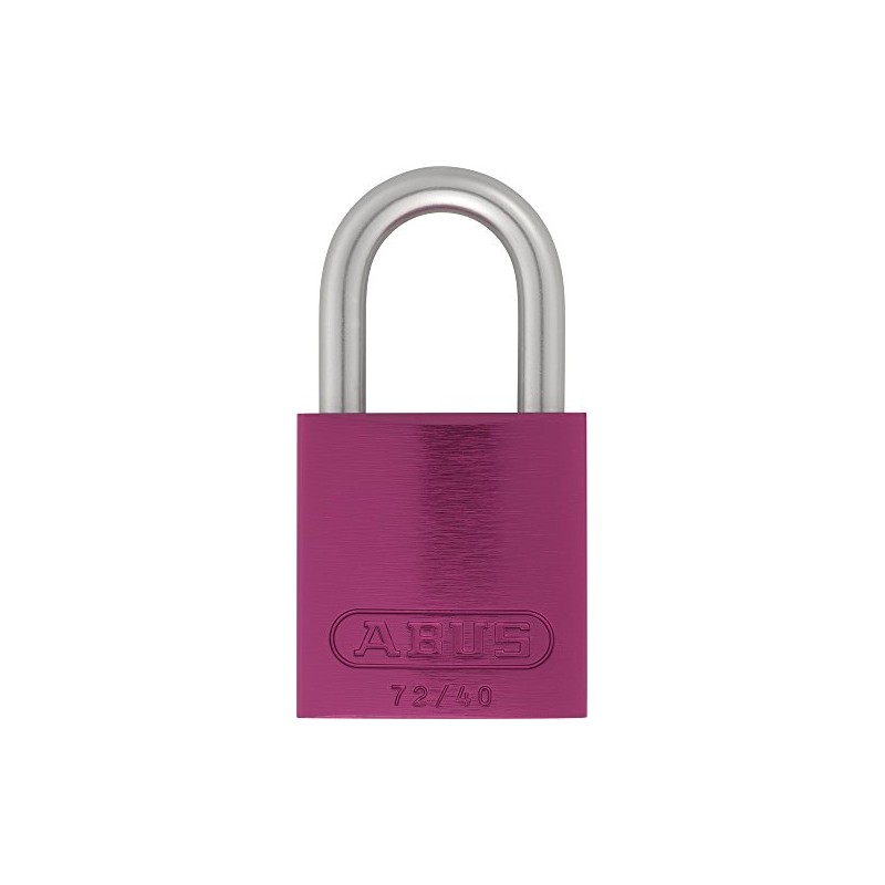 ABUS 100871 Hardened Steel Padlock Aluminium 72LL/40 Pink Love Bow