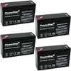 PowerStar AGM610 6V 10Ah UPS Battery – 4 Pack, Compatible