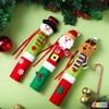 "JOYIN 5-Piece Christmas Kitchen Handle Cover Set – Festive Decorations