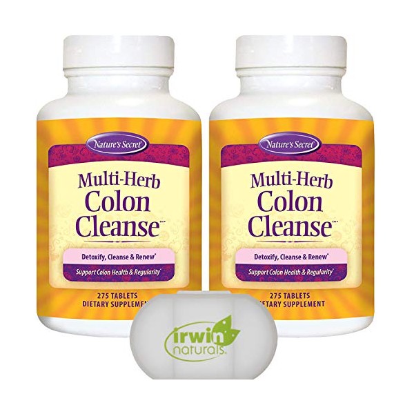 Nature's Secret Multi-Herb Colon Cleanse Detoxify, Cleanse & Renew, Support