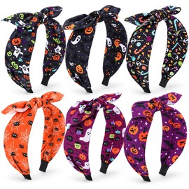 6PCS Halloween Headbands for Women, Halloween Accessories for Festive Gift