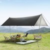 Pezlun Hammock Rain Fly, Tent Tarp, UV Prevention, PU1000MM Waterproof,