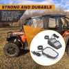 DYSO UTV Rear View Side Mirrors with LED Rock Light