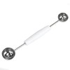 Chef Craft Double Sided Stainless Steel Melon Baller, 7.5 inches