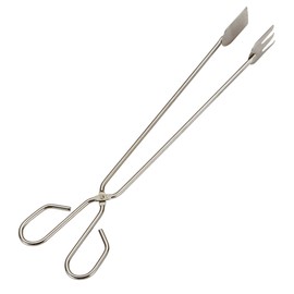 SAUVIC 04468 35 cm 18/8 Stainless Steel Tong with Scoop - Silver