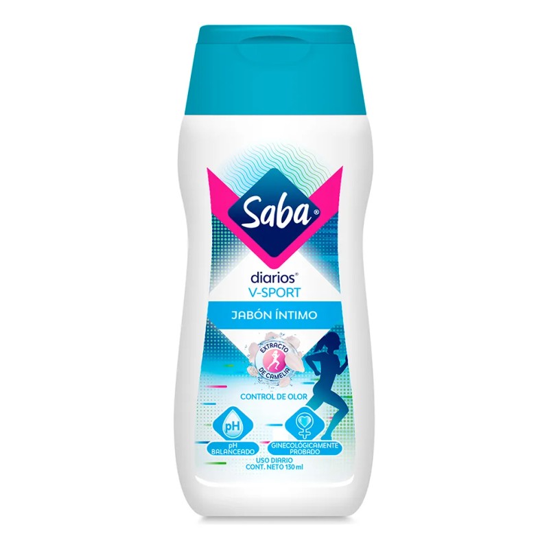 Jabón Íntimo Saba Diarios Sport Control Olor 130