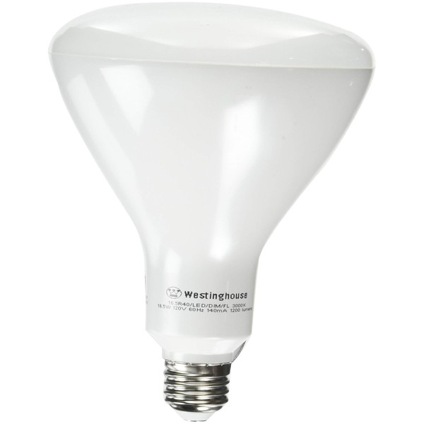 Westinghouse 5306400 85-Watt Equivalent R40 Flood Dimmable Bright White LED Energy Star Light Bulb with Medium Base, 1 Count (Pack of 1)