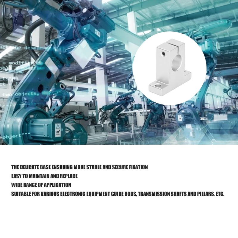 4 Pcs Rail Guide Support Aliminum Alloy Linear Motion Bracket