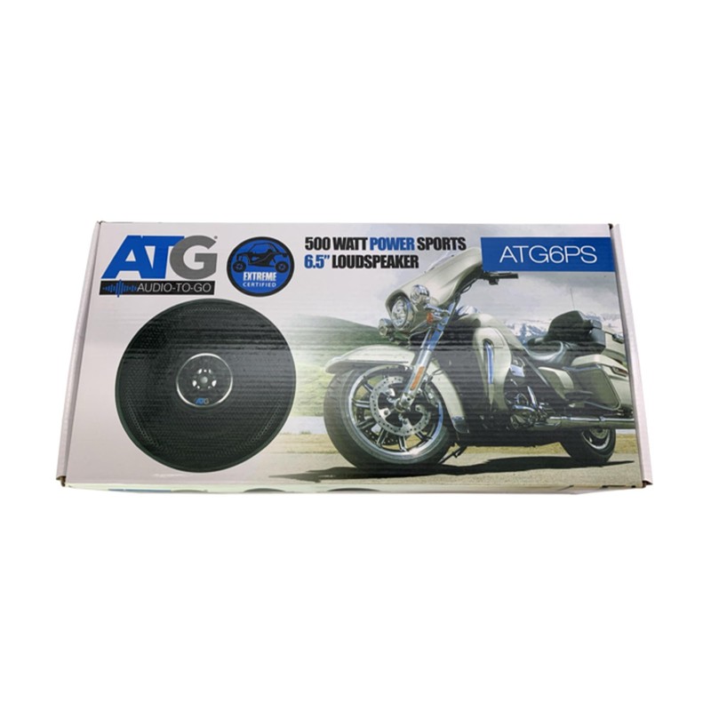 ATG Audio Moto 6.5" Weather Resistant Coaxial Speakers, Pair, 350W