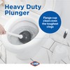 Clorox Toilet Plunger and Bowl Brush Combo with Caddy, 6.75