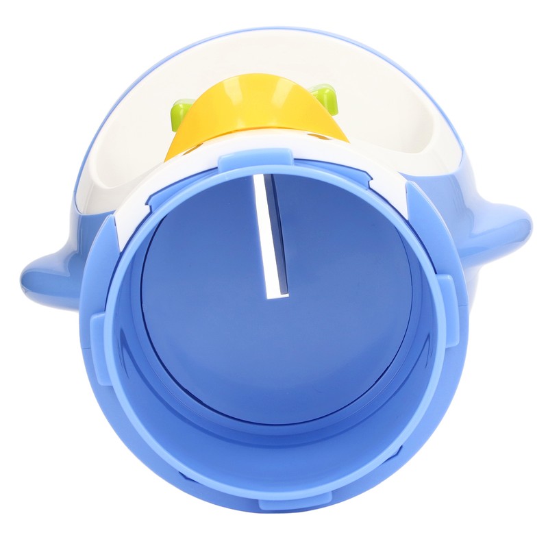 Shaved Ice Machine ABS Penguin Shape Blue Household Portable Manual