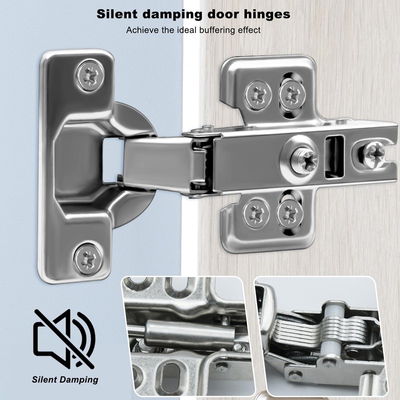 XUANYILAN Pack of 6 Soft Close Cabinet Hinges for Cabinet