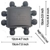 Sucre Auxiliary ® 24A 450V 8 Way Large Box IP68