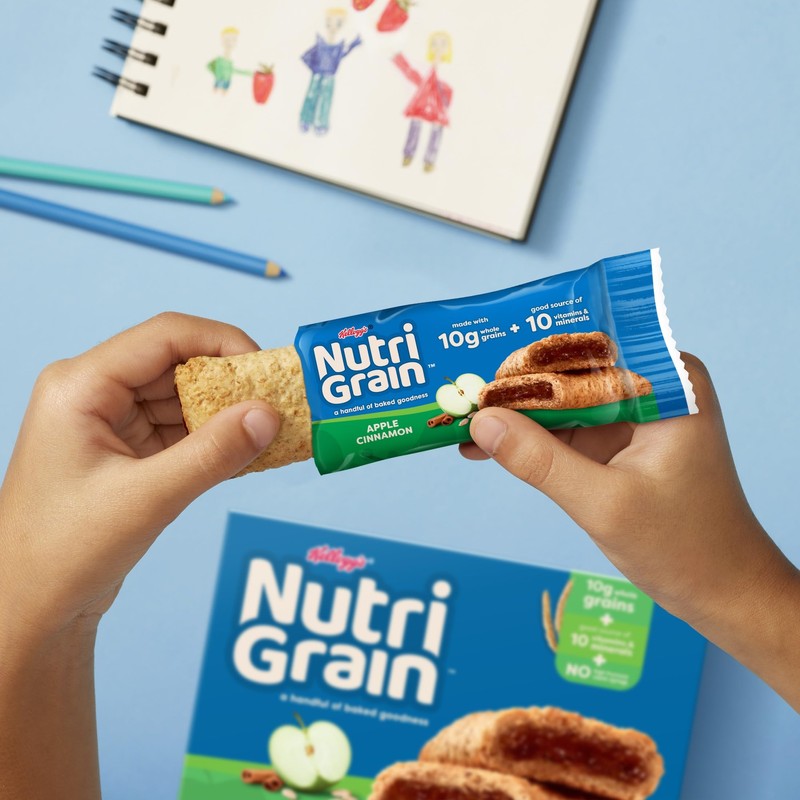Nutri-Grain Breakfast Bars, Made with 10g Whole Grains, Snack Bars,