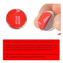 HYS Universal Round Knob Magnet Handheld Shoulder Speaker Microphone&Mic Hanger Magnet Holder Mount for Astatic 302-636LB1 Motorola HMN1090 Uniden PRO505XL Mobile CB Radio Mic with Round Knob