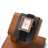 Papten Solid Wood Single Watch Display Stand for Men Jewelry