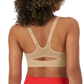 Champion, Motion Control, High Impact Sports Bra for Women (Hybrid Sizes), Nude