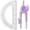 EBOOT Student Geometry Math Set, Drawing Compass and 6 Inch