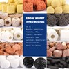 Hamiledyi Aquarium Filter Media 12 in 1 Bio Balls Ceramic