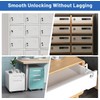AOTWSEN Cabinet Locks with Keys, Lock for Cabinet,Keyed-Alike Zinc Alloy