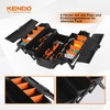 KENDO Caja de herramientas vacía de plástico ligera y extremadamente