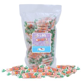 Smarties X-treme Sour Candies - Gluten Free, Peanut Free, Dairy Free Extra Sour Candy - Perfect for Parties, Candy Mixes, & Halloween - Individually Wrapped Bulk Candy - 5 Pound Bag (Pack of 1)