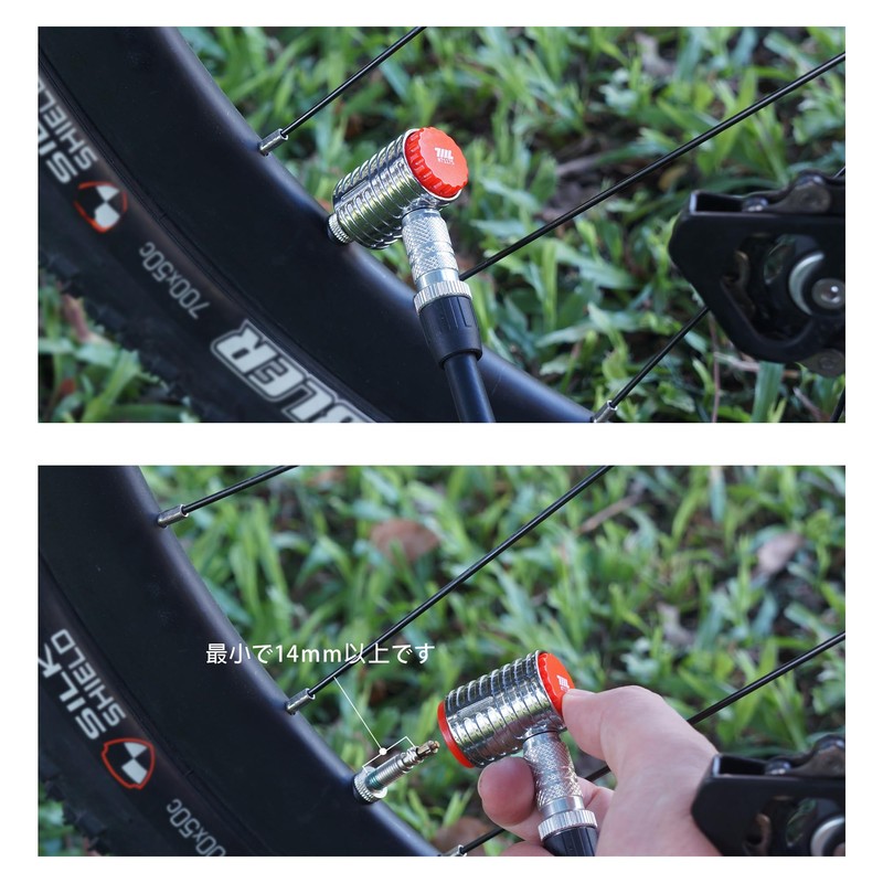 711L Presta Air Chuck - Precision Gauge Inflator Attachment for