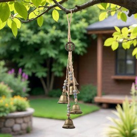 26 cm Wind Chimes for Outdoor Hanging, Garden Wind Chime Metal Blessing Bell Wind Chimes with Clear Sound for Porch Balcony Window