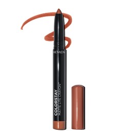 REVLON ColorStay Matte Lite Crayon Lipstick with Built-in Sharpener, Smudgeproof, Water-Resistant Non-Drying Lipcolor