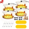 4Pack Upgraded Flea Traps for Inside Your Home - Indoor