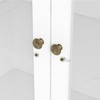 50 Pairs Glass Retainer Clips Kit Glass Cabinet Panel Clips
