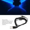 Mini XLR 5 Pin Plug to GA Dual Plugs Headset